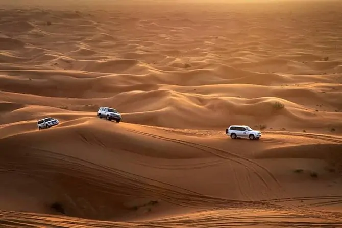 alt="Premium Dubai Desert Safari with private car and luxury desert experience"