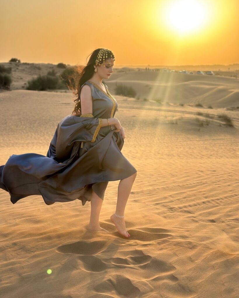 Morning Dubai Desert Safari with dune bashing and camel ride