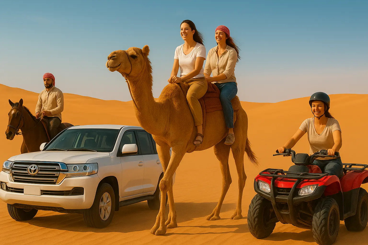 Premium Desert Safari - Luxury VIP desert experience with private vehicle